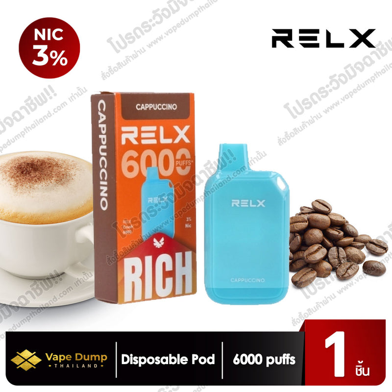 Relx Crush 6000 puffs Disposable Pod